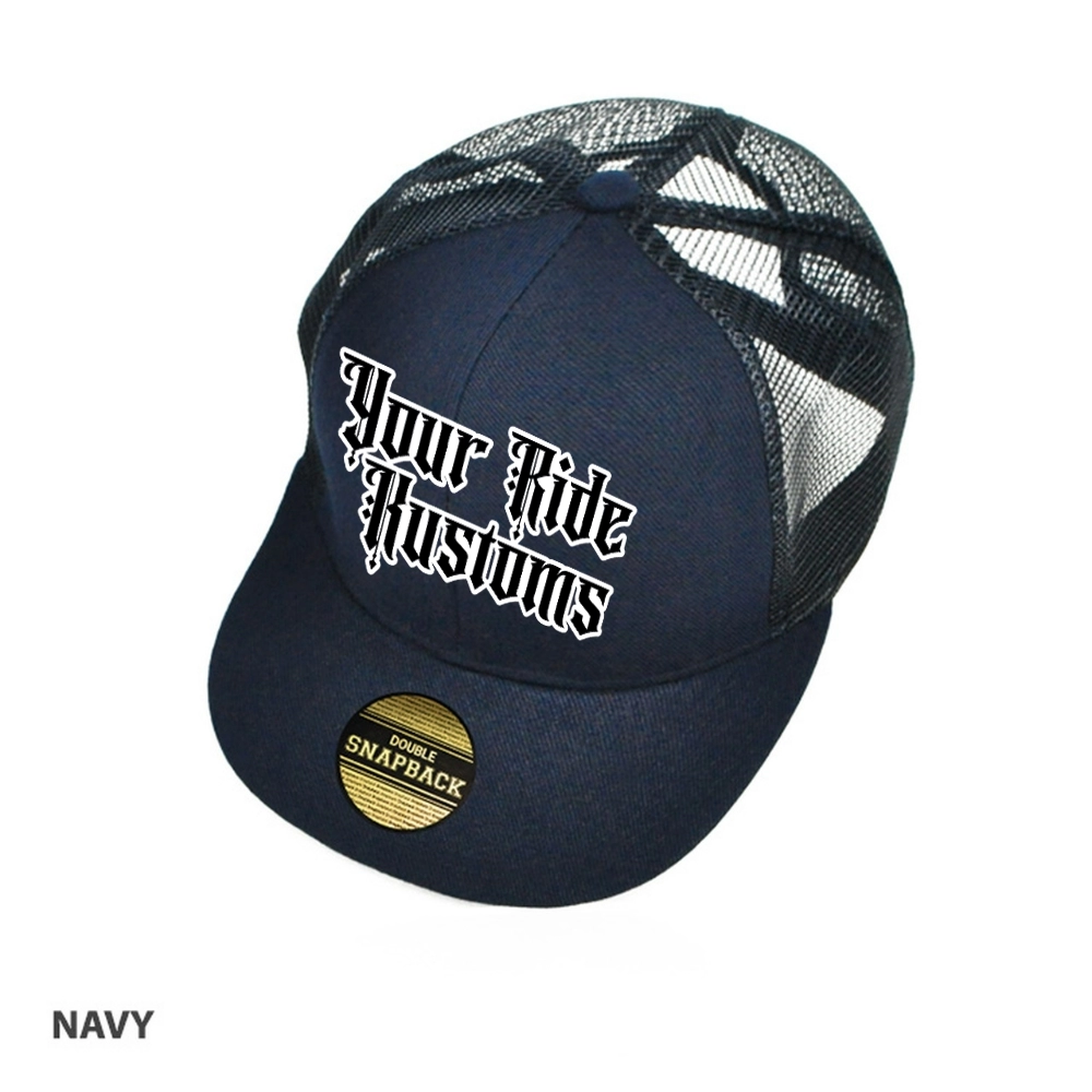 YRK SNAPBAK MESH CAP (FLAT PEAK)