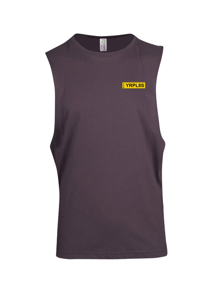NUMBERPLATE SLEEVLESS TEE